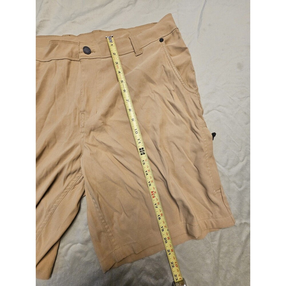 Merrell Men's Hiking Shorts Size 36 Tan Stretch Nylon Technical "Get Outside"